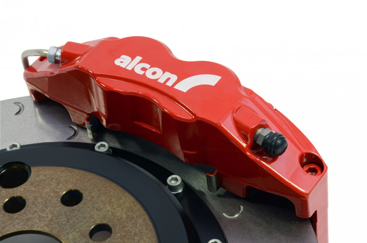 RCM / ALCON Rear 4 Pot Brake Kit Black 343mm - Image 3